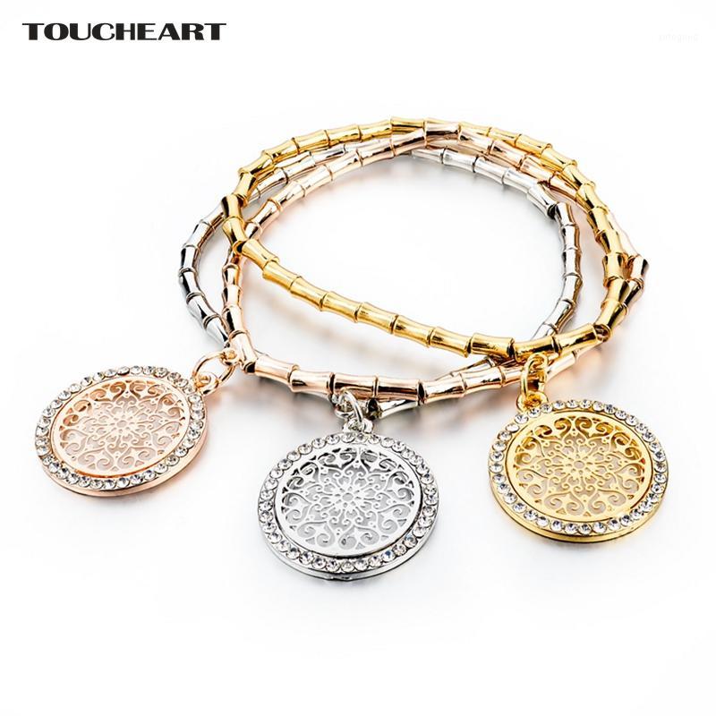 Charm Bracelets TOUCHEART Crystal Handmade & Bangles With Stones For Women Gold Hollow Round Charms Femme Jewelry Bracelet SBR1406321
Charm Bracelets TOUCHEART Crystal Handmade & Bangles With Stones For Women Gold Hollow Round Charms Femme Jewelry Bracelet SBR1406321