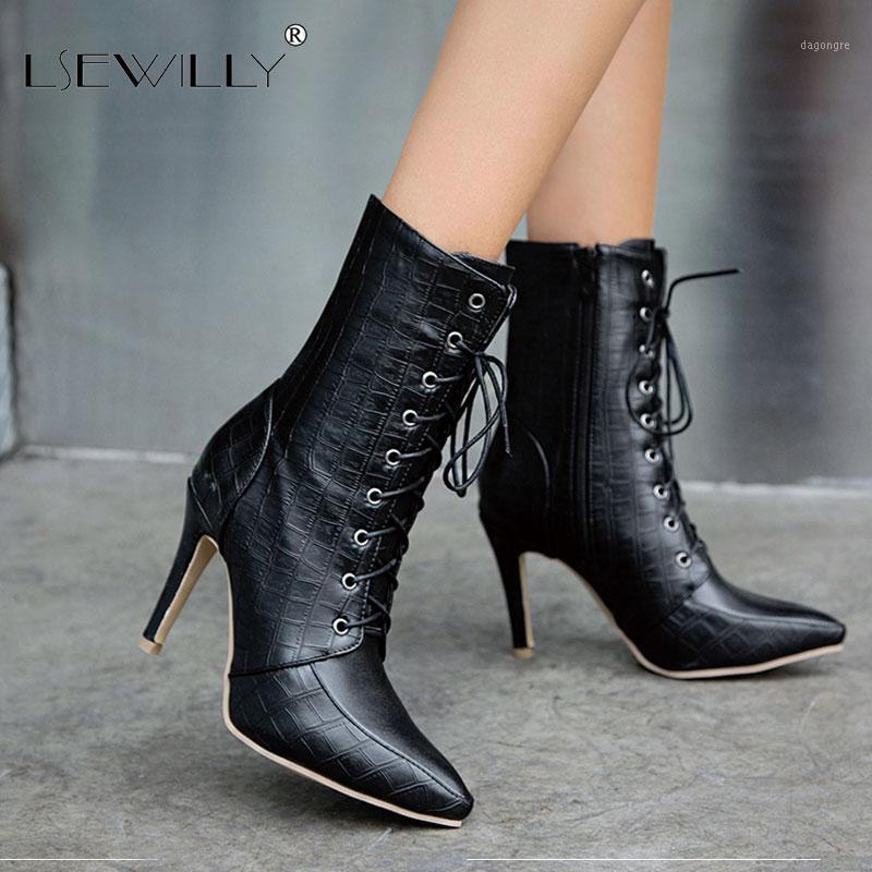 Lsewilly Yellow Black Red Sexy Boots Female Pointed Toe Stiletto High Heels Cross Strap Lace Up Vintage Ankle Boots Woman Shoes1
Lsewilly Yellow Black Red Sexy Boots Female Pointed Toe Stiletto High Heels Cross Strap Lace Up Vintage Ankle Boots Woman Shoes1