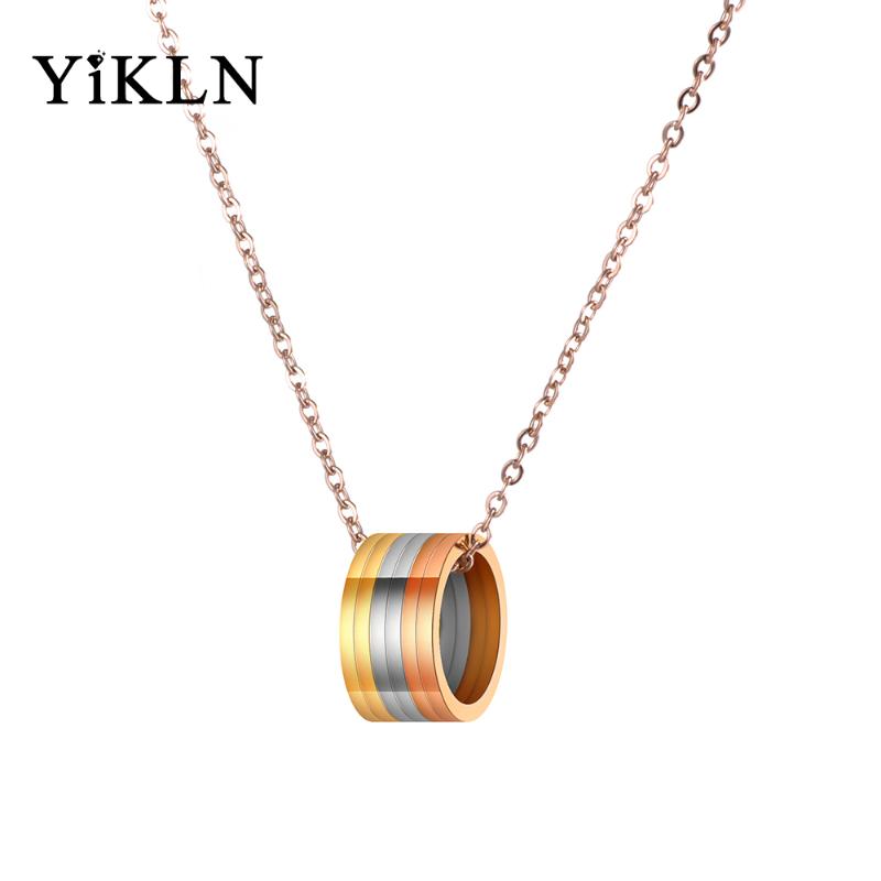 YiKLN Trendy 6 Circles Charm Pendant Necklaces Jewelry For Women Muti-color Stainless Steel Bohemia Necklace For Women YN18267
YiKLN Trendy 6 Circles Charm Pendant Necklaces Jewelry For Women Muti-color Stainless Steel Bohemia Necklace For Women YN18267