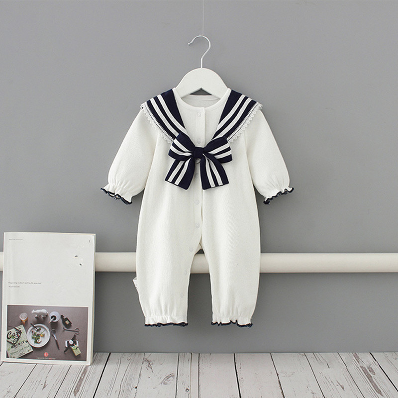 2021 New England Style Sailor Collar Baby Boys Clothes Infant Girls Rompers Jumpsuit Outfits 0-2y 8dmk, White
2021 New England Style Sailor Collar Baby Boys Clothes Infant Girls Rompers Jumpsuit Outfits 0-2y 8dmk, White