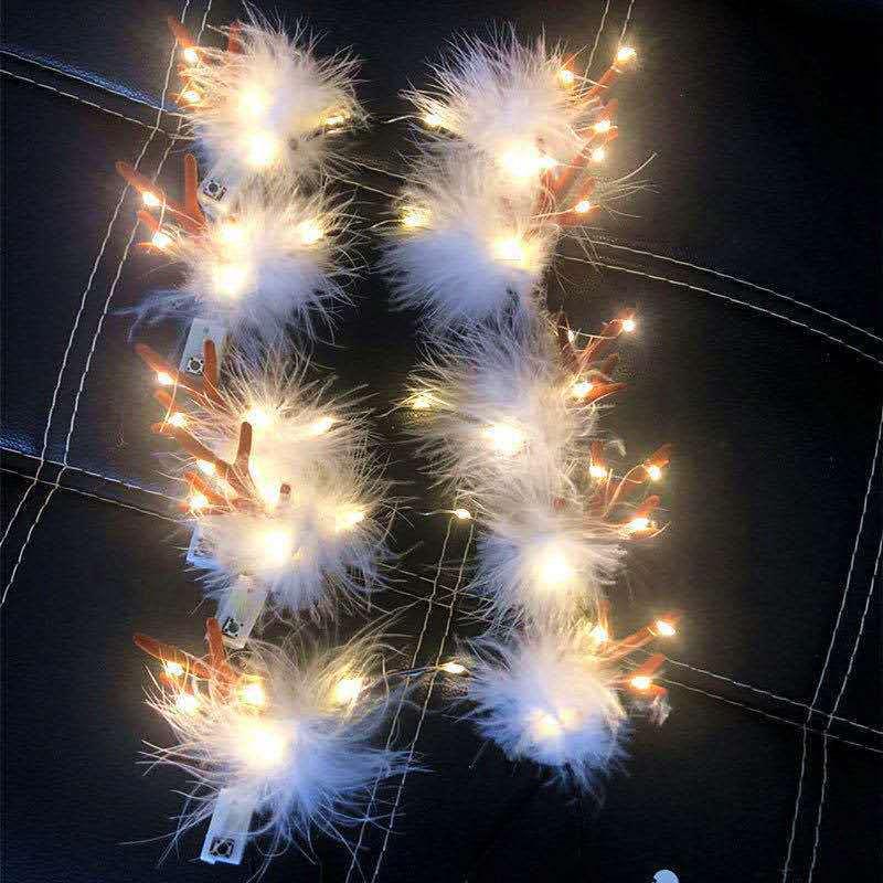 Christmas LED Light Headband Elk Ear Deer Reindeer Hair Band New Years Lightening Xmas Decoration Ornaments Navidad
Christmas LED Light Headband Elk Ear Deer Reindeer Hair Band New Years Lightening Xmas Decoration Ornaments Navidad