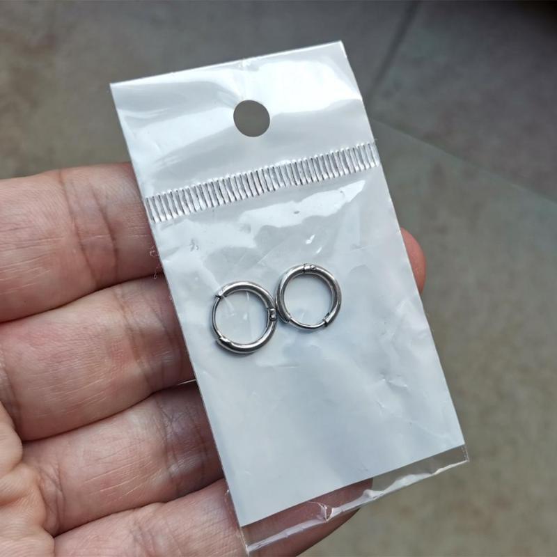 Size 11mm Small 1.6 Circular Hoop Earrings Ear Loop Smooth Ring Polishing 316 Stainless Steel Jewelry IP Plating Anti Allergy
Size 11mm Small 1.6 Circular Hoop Earrings Ear Loop Smooth Ring Polishing 316 Stainless Steel Jewelry IP Plating Anti Allergy