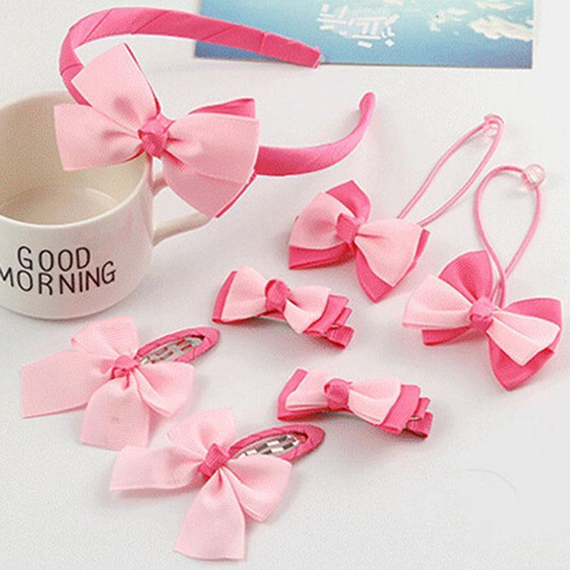 7pcs/Set Cute Headwear Set Children Accessories Printing Dot Bow Headband Hair clip Gum for Hair Hairband for Girls Headdress1
7pcs/Set Cute Headwear Set Children Accessories Printing Dot Bow Headband Hair clip Gum for Hair Hairband for Girls Headdress1