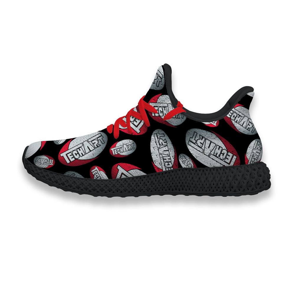 4D running shoes TechArt fun printing men's Rtero shoelaces customized leisure Tennis Sports Sneaker, Black
4D running shoes TechArt fun printing men's Rtero shoelaces customized leisure Tennis Sports Sneaker, Black