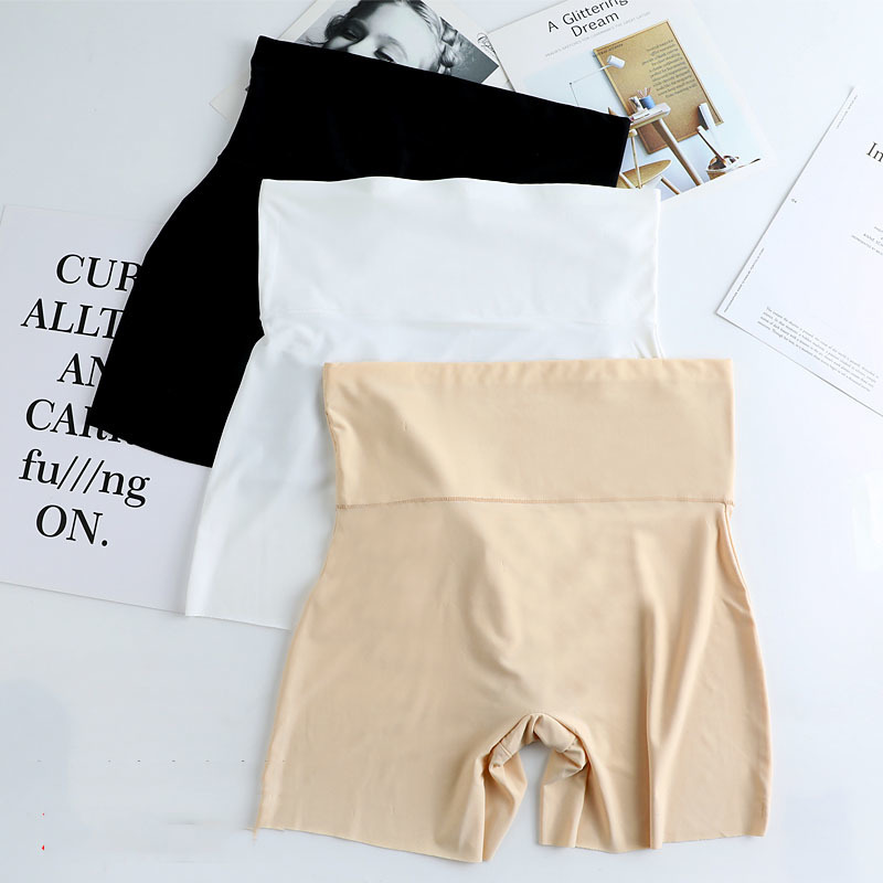 3Pcs/lot Women Safety Shorts Pants Seamless Nylon High Waist Panties Seamless Anti Emptied Boyshorts Girls Slimming Underwear 201112