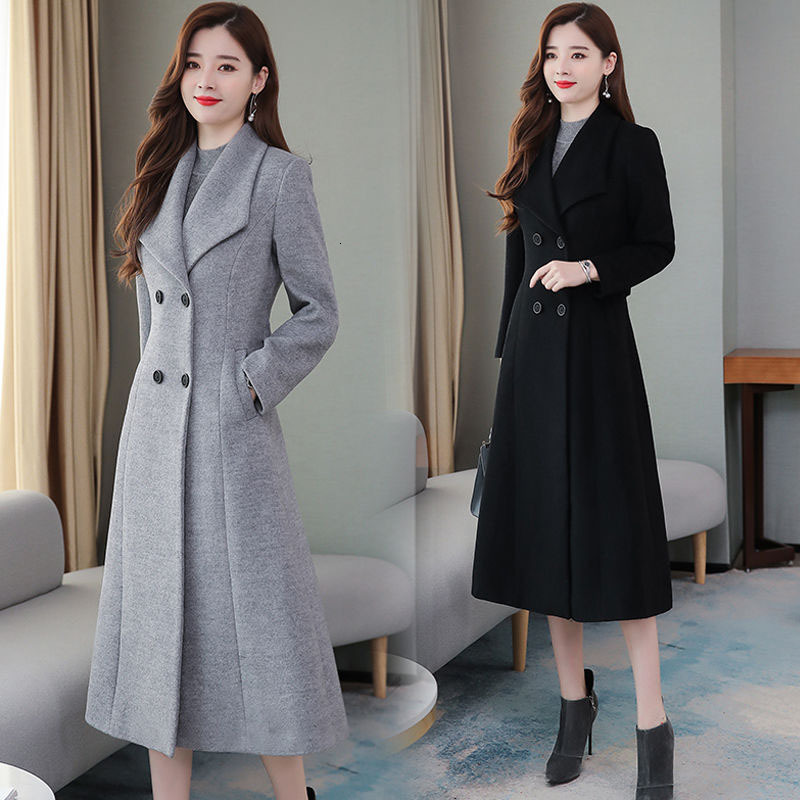 Female Temperament of Luxury Wool Coat New Winter Thicken Hot Cashmere Woman Plus Size Outerwear R776 T2dz, Black
Female Temperament of Luxury Wool Coat New Winter Thicken Hot Cashmere Woman Plus Size Outerwear R776 T2dz, Black