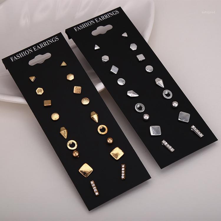 Stud 9 Pairs Of Combined Earrings Black Card Suit Geometry, Used For Travel Commemoration1
Stud 9 Pairs Of Combined Earrings Black Card Suit Geometry, Used For Travel Commemoration1