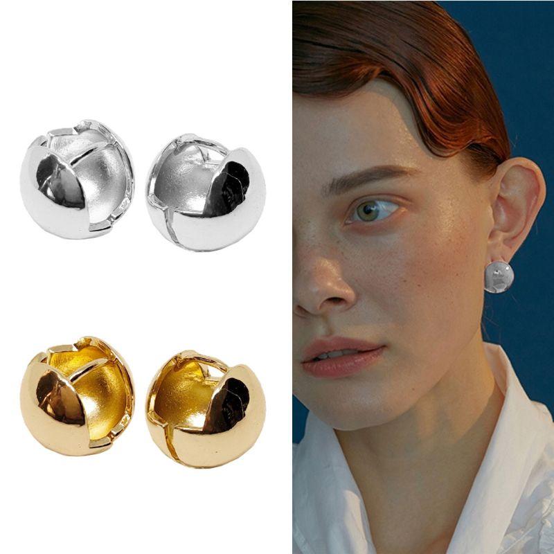 Minimalism Gold Silver Plating Ball Stud Earrings Simple Round Ball Huggie Hoop Earrings For Women Fashion Jewelry Gift
Minimalism Gold Silver Plating Ball Stud Earrings Simple Round Ball Huggie Hoop Earrings For Women Fashion Jewelry Gift