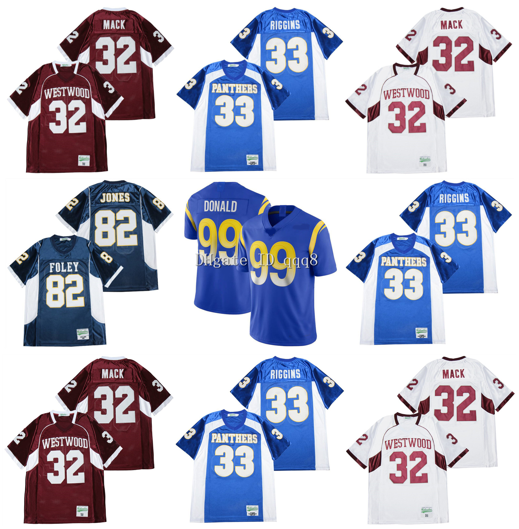 HIGH SCHOOL Jersey Westwood Khalil Mack Aaron Donald Jared Goff Cooper Kupp Jalen Ramsey Robert Woods Tim Riggins JULIO JONES FOLEY Football, As pic
HIGH SCHOOL Jersey Westwood Khalil Mack Aaron Donald Jared Goff Cooper Kupp Jalen Ramsey Robert Woods Tim Riggins JULIO JONES FOLEY Football, As pic