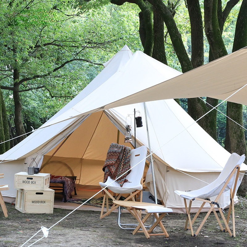 Outdoor Camping Tent Yurt Camp Hotel Cotton Indian Temple(The logistics price Pls Contact us)