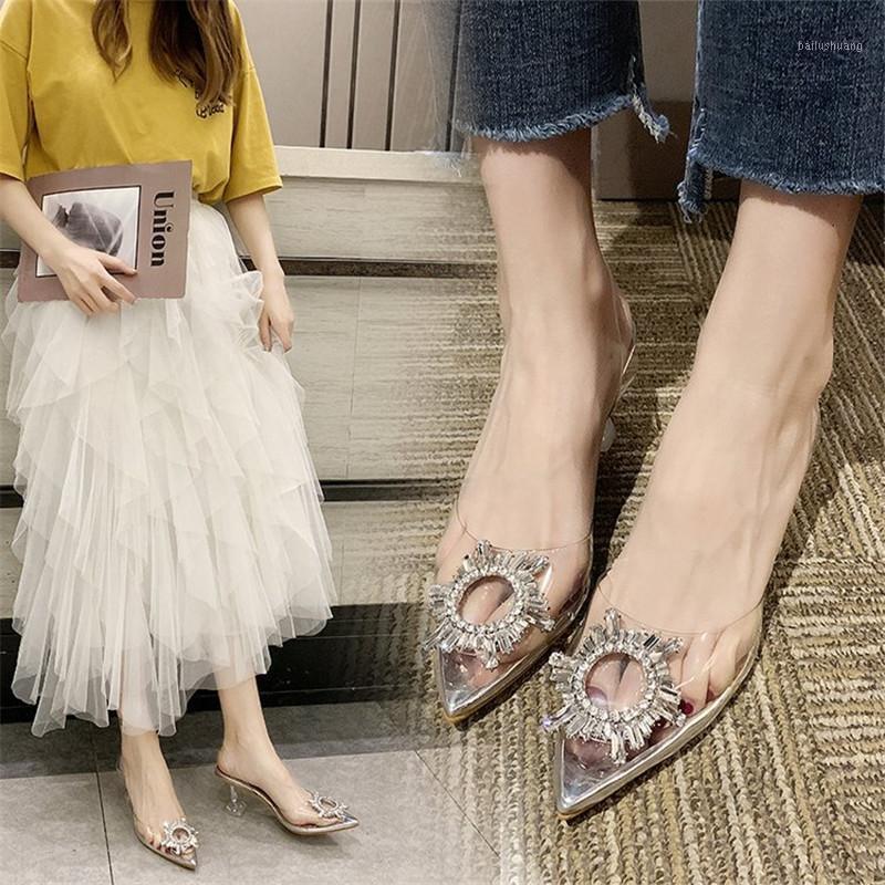 Summer Large Size Crystal Shoes Women's Transparent Shoes Lady Slip On Casual Jelly Rhinestone Pointed High-heeled Sandals1, 505 9cm heel
Summer Large Size Crystal Shoes Women's Transparent Shoes Lady Slip On Casual Jelly Rhinestone Pointed High-heeled Sandals1, 505 9cm heel