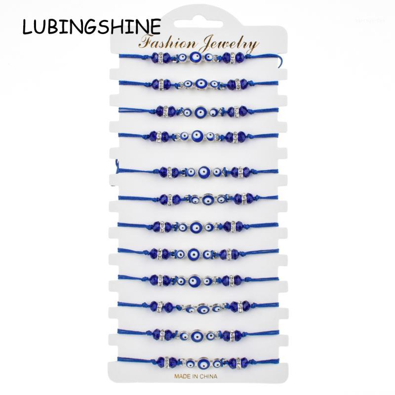 Couples Women 12pcs/Sets Blue Turkish Evil Eye Charms Bracelets Crystal Bead Adjustable Rope Chain Anklets Child Girl Jewelry1, Golden;silver
Couples Women 12pcs/Sets Blue Turkish Evil Eye Charms Bracelets Crystal Bead Adjustable Rope Chain Anklets Child Girl Jewelry1, Golden;silver