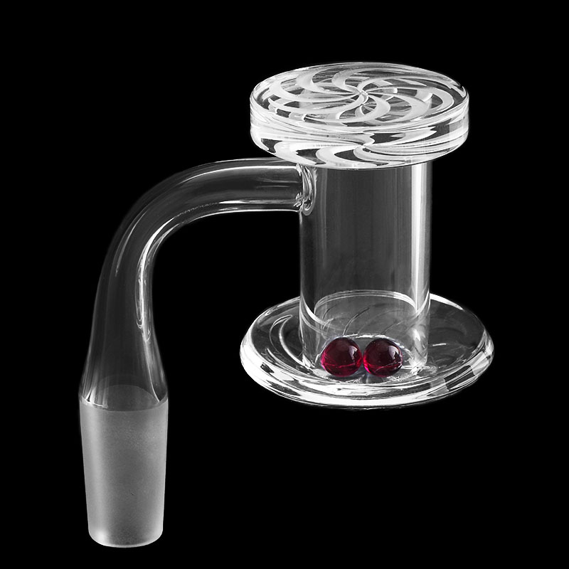 New Style Beveled Edge Quartz Banger 20mmOD Nail With Quartz Carving Spinner Carb Cap & 2pcs Ruby Pearls For Dab Rig Water Bong
New Style Beveled Edge Quartz Banger 20mmOD Nail With Quartz Carving Spinner Carb Cap & 2pcs Ruby Pearls For Dab Rig Water Bong