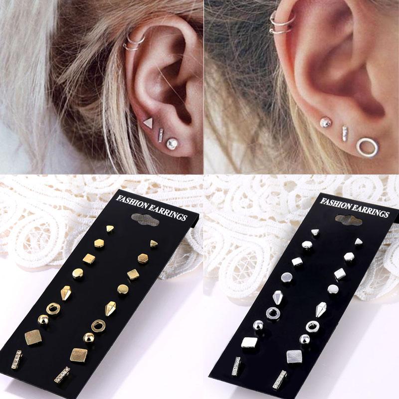 EN 9 Pairs / Set Classic Geometric Crystal Earrings Brooch Piercing Fashion Earring Sets For Women Bijoux Jewelry Gift
EN 9 Pairs / Set Classic Geometric Crystal Earrings Brooch Piercing Fashion Earring Sets For Women Bijoux Jewelry Gift