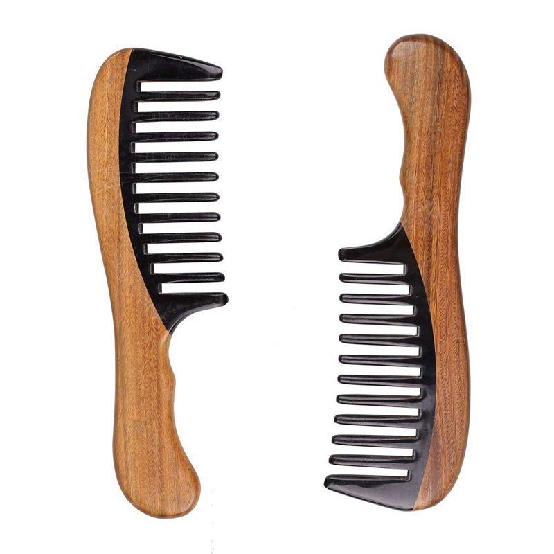 Green Sandalwood Hair Comb No Static Detangling Natural Aroma Handmade Wooden Horn Comb Fine Tooth
Green Sandalwood Hair Comb No Static Detangling Natural Aroma Handmade Wooden Horn Comb Fine Tooth
