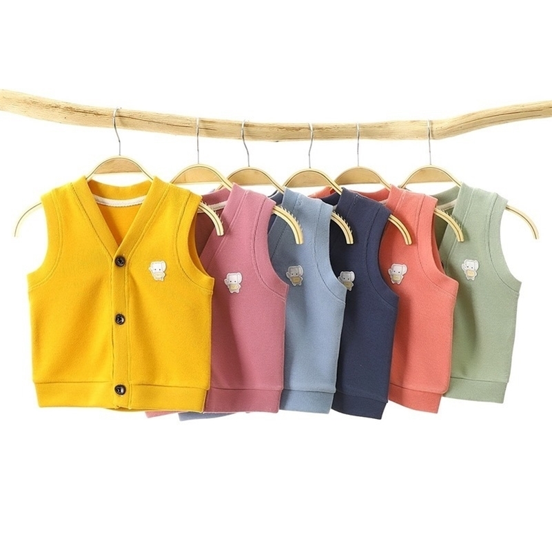 HIPAC Toddler Girl Winter Clothes Boys Girls Cardigan Vest Spring Autumn New Children's Cotton Vest Baby Knit Sweater 201106, Yellow
HIPAC Toddler Girl Winter Clothes Boys Girls Cardigan Vest Spring Autumn New Children's Cotton Vest Baby Knit Sweater 201106, Yellow