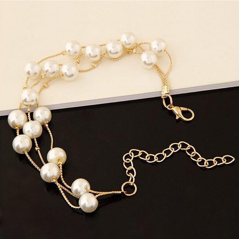 HWetR Imitation Pearl Jewelry Sets Multilayer Gold/Silver Plated Necklace Sets for Bridal Wedding Necklace/Bracelet/Earrings Set, As pic
HWetR Imitation Pearl Jewelry Sets Multilayer Gold/Silver Plated Necklace Sets for Bridal Wedding Necklace/Bracelet/Earrings Set, As pic