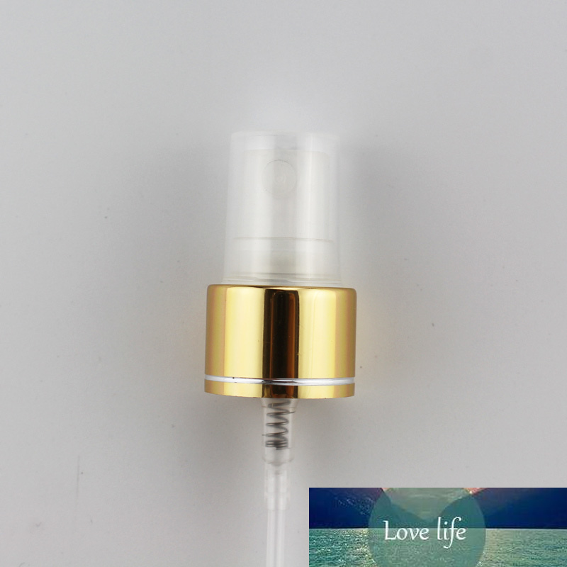 18 20 24 410 Silver Gold Aluminum Collar Mist Sprayer Perfume Pumps, Metal Perfumes Pump Fine Sprayer 50pc/lot
