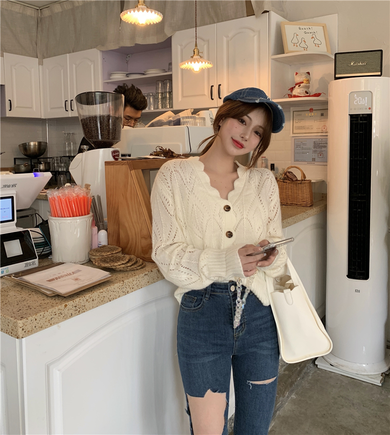 2021 New 2 colours -Autumn Korean style v neck oco out fine knitted cardigans sweater womens (r99388) LCNI, Coffee
2021 New 2 colours -Autumn Korean style v neck oco out fine knitted cardigans sweater womens (r99388) LCNI, Coffee