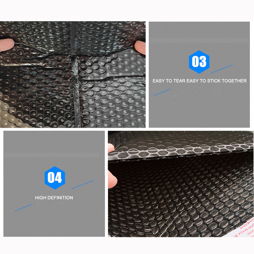 50pcs Bubble Envelop Self Seal Black Foil Bubble Mailer For Gift Packaging Lined Poly Mailer Wedding Bag Mailing Envelopes