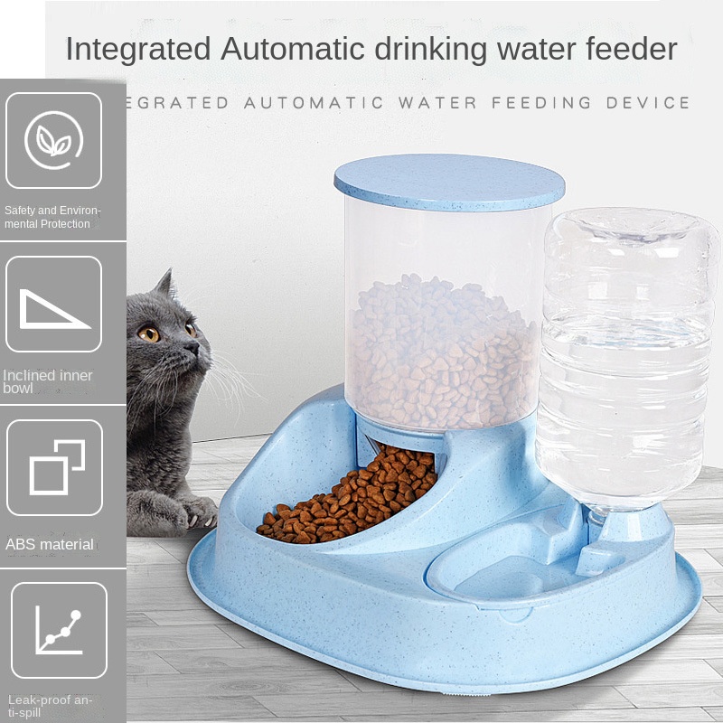 Large Capacity Automatic Pet Feeder Drink Fountain Pet Supplies (The logistics price Pls Contact us)