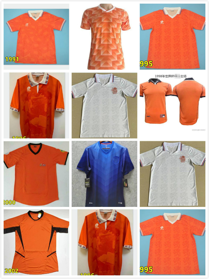Retro 1988 Netherlands Soccer Jersey 12 Van Basten 00 02 98 1994 Holland Retro football shirts BERGKAMP 96 Gullit Rijkaard DAVIDS, Black;yellow
Retro 1988 Netherlands Soccer Jersey 12 Van Basten 00 02 98 1994 Holland Retro football shirts BERGKAMP 96 Gullit Rijkaard DAVIDS, Black;yellow