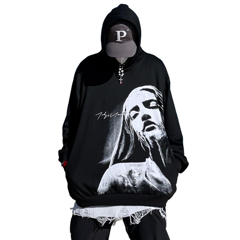 Men's Hoodies & Sweatshirts Streetwear Graphic Black Urban Hoodie Men Cotton Hooded Sweatshirt
Men's Hoodies & Sweatshirts Streetwear Graphic Black Urban Hoodie Men Cotton Hooded Sweatshirt