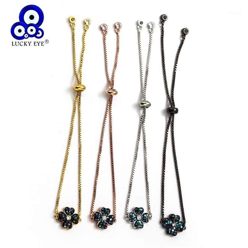 Charm Bracelets Lucky Eye Flower Copper Micro Zircon Charms Bangles For Women Girl Jewelry Gift Adjustable EY54861
Charm Bracelets Lucky Eye Flower Copper Micro Zircon Charms Bangles For Women Girl Jewelry Gift Adjustable EY54861