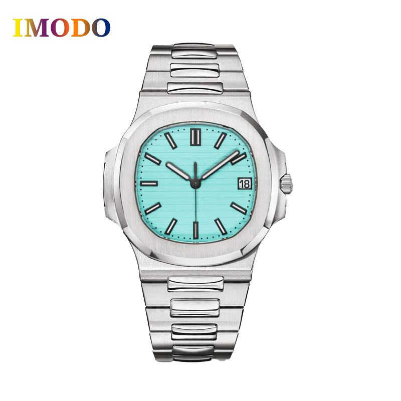 U1 factory orologio Mens Watch Sky Blue PP 5711 Automaic Mechanical Movement Sapphire Crystal Glass Back 316L Stainless Steel New Styles Male Wristwatches, Customize
U1 factory orologio Mens Watch Sky Blue PP 5711 Automaic Mechanical Movement Sapphire Crystal Glass Back 316L Stainless Steel New Styles Male Wristwatches, Customize