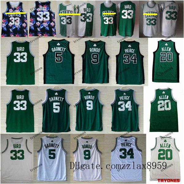 Vintage Boston Celtics Floral Kevin Garnett 5 Ray Allen 20 Paul Pierce 34 Larry Bird 33 Rondo nba 9 Green Basketball Jersey, Black;red
Vintage Boston Celtics Floral Kevin Garnett 5 Ray Allen 20 Paul Pierce 34 Larry Bird 33 Rondo nba 9 Green Basketball Jersey, Black;red