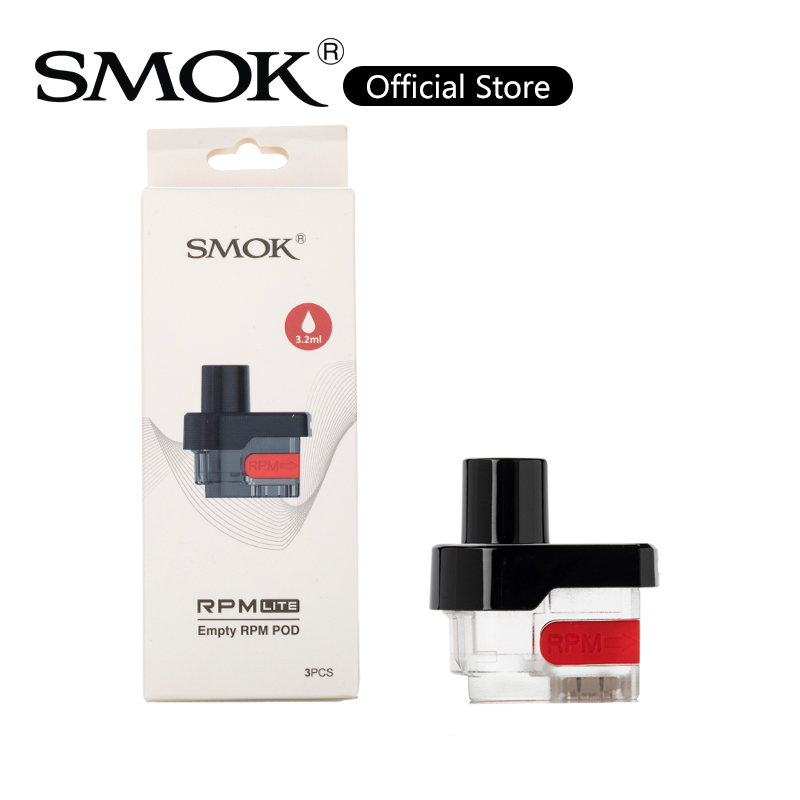 SMOK RPM Lite Empty RPM Pod 3.2ml Cartridge Replacement Tank For RPM Lite Pod Kit 100% Original
SMOK RPM Lite Empty RPM Pod 3.2ml Cartridge Replacement Tank For RPM Lite Pod Kit 100% Original
