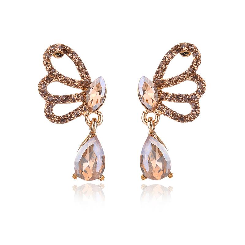 LUBOV Beautiful Butterfly Crystal Stud Earrings Colorful Opal Stone Water Drop Piercing Earrings Women Jewelry Christmas Gift
LUBOV Beautiful Butterfly Crystal Stud Earrings Colorful Opal Stone Water Drop Piercing Earrings Women Jewelry Christmas Gift