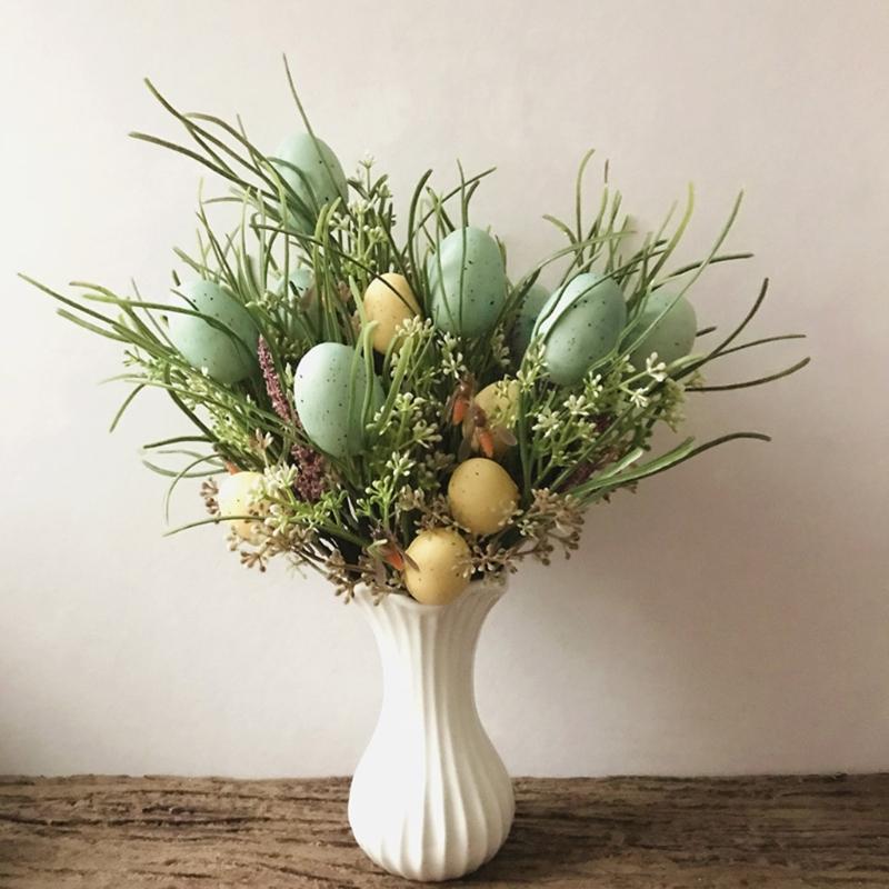 2021 Creative Easter Eggs Tree Decor Simulation Leaf Painting Eggs String Spring Party Supplies Garten Decoration Home Ornaments, One branch
2021 Creative Easter Eggs Tree Decor Simulation Leaf Painting Eggs String Spring Party Supplies Garten Decoration Home Ornaments, One branch