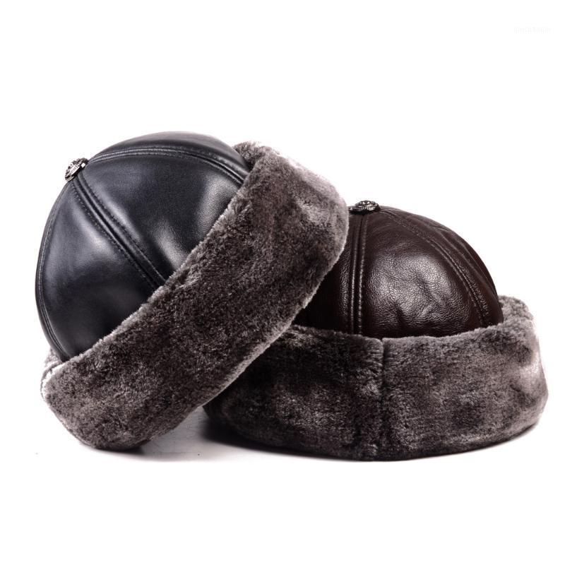 Men's Genuine Leather Winter Warm Thick lining Skullcap Beanies Beret Round Hat Brimless Caps/Hats1
Men's Genuine Leather Winter Warm Thick lining Skullcap Beanies Beret Round Hat Brimless Caps/Hats1