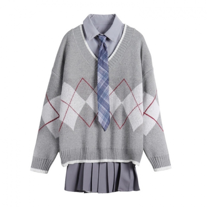 2021 New Women' Retro Matching Three Fashion Ensembles Nightgowns Plied Skirts England 3pcs School Uniform Skirt Sets B04R, Only skirt.
2021 New Women' Retro Matching Three Fashion Ensembles Nightgowns Plied Skirts England 3pcs School Uniform Skirt Sets B04R, Only skirt.