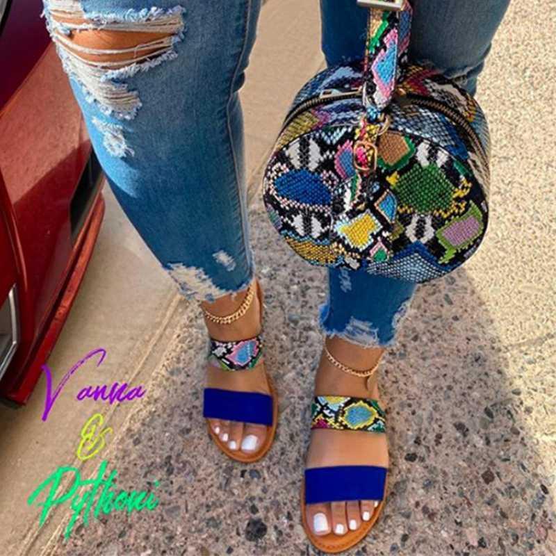 2020 Women Sandals Snakeskin slippersLadies Summer Shoes Comfortable Toe Ankle Hollow Sandals Flat Serpentine Sandalias1, Brown
2020 Women Sandals Snakeskin slippersLadies Summer Shoes Comfortable Toe Ankle Hollow Sandals Flat Serpentine Sandalias1, Brown