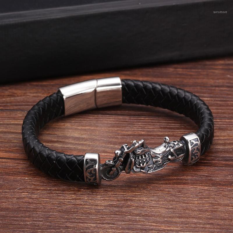 Vintage Motorcycle Man Genuine Leather Bracelets Sporty Jewelry Punk Stainless Steel Chain Link Charm Bracelets Men's Bangles1
Vintage Motorcycle Man Genuine Leather Bracelets Sporty Jewelry Punk Stainless Steel Chain Link Charm Bracelets Men's Bangles1