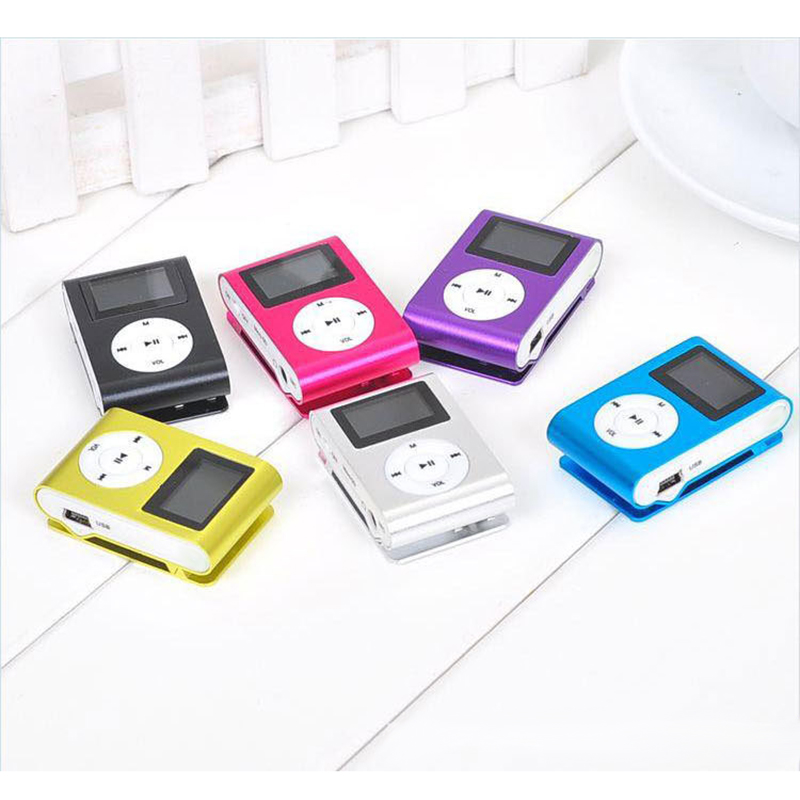 

SUOZUN Portable MP3 Player Metal Clip Mini USB Digital Mp3 Music Player LCD Screen Support 32GB Micro SD TF Card Slot