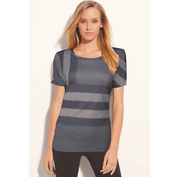 New Classic Women Plaid T-shirts Short Sleeve O-Neck London England Ladies Jersey T-shirt Cotton Tees Tops Solid Fitness Tshirt Gray Nude, White
New Classic Women Plaid T-shirts Short Sleeve O-Neck London England Ladies Jersey T-shirt Cotton Tees Tops Solid Fitness Tshirt Gray Nude, White