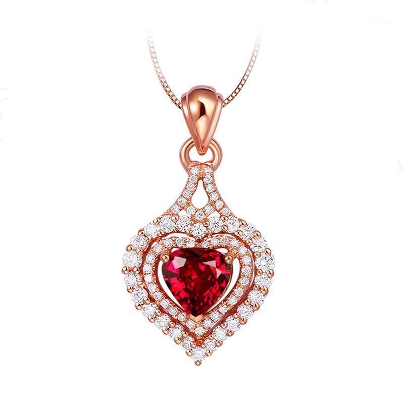 Luxury Red Cubic Zirconia Rose Gold Pendant Necklace for Women Vintage Heart Chain Necklace Chains Valentine's Day Gift of Love1
Luxury Red Cubic Zirconia Rose Gold Pendant Necklace for Women Vintage Heart Chain Necklace Chains Valentine's Day Gift of Love1
