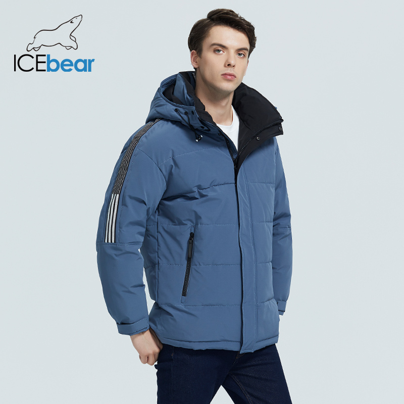 ICEbear winter men's jacket casual men's coat fashionable outdoor men's clothing windproof and warm jackets MWD19959I 201026