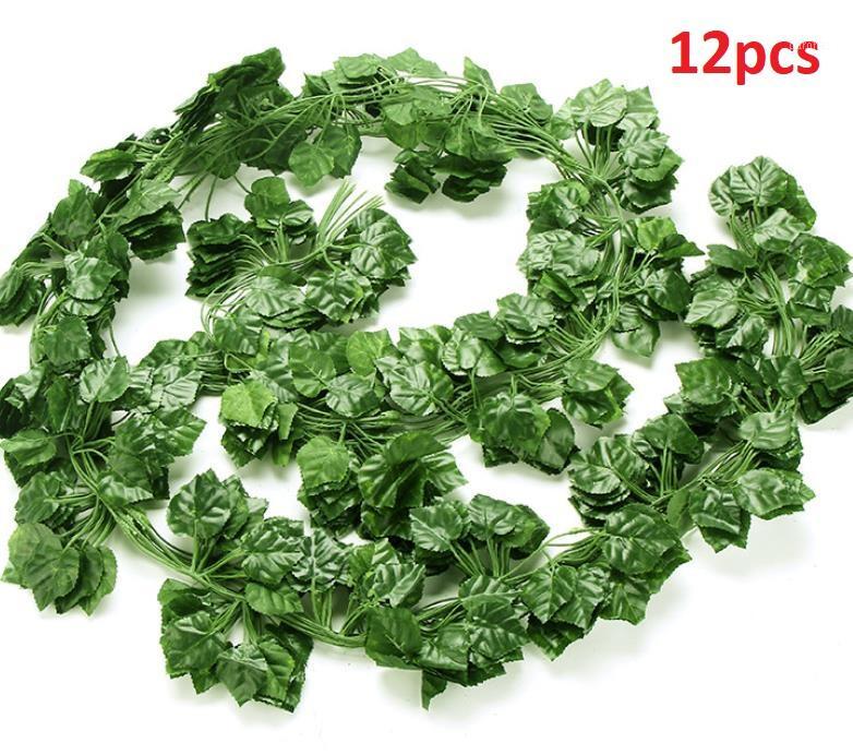 artificial leaves grape vine leaf fake fruit leaves plant decoration home wedding birthday party hanging rattan decals 12pcs/set1, As pic 
artificial leaves grape vine leaf fake fruit leaves plant decoration home wedding birthday party hanging rattan decals 12pcs/set1, As pic