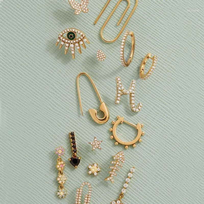Boho Multicolor Crystal Round Small Hoop Earrings Fashion Geometry Eye Star Shape Earrings for Woman CZ Paperclip Gold Jewelry1
Boho Multicolor Crystal Round Small Hoop Earrings Fashion Geometry Eye Star Shape Earrings for Woman CZ Paperclip Gold Jewelry1