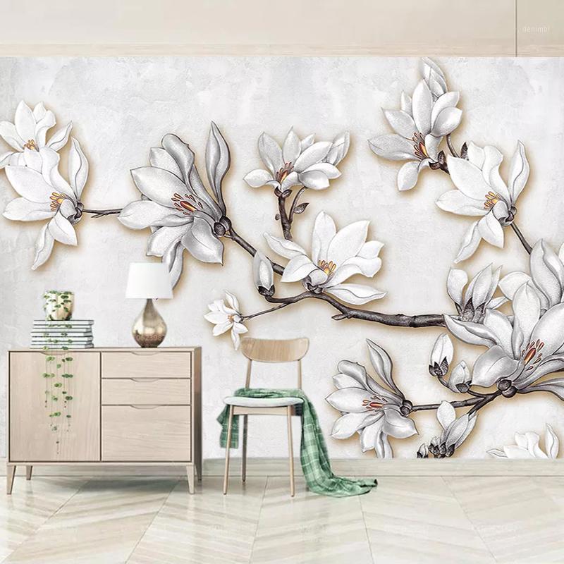 Drop Shipping Custom 3D Wallpaper For Bedroom Walls Pastoral Hand Painted Embossed Floral Flowers Mural Wall Decor Painting1, As pic
Drop Shipping Custom 3D Wallpaper For Bedroom Walls Pastoral Hand Painted Embossed Floral Flowers Mural Wall Decor Painting1, As pic