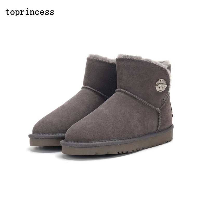ZX29-1 TOPRINCESS Classic Ankle Designer Snow Boots Winter Leather And Faux Fur Boots Women Fashion Platform 2020 Hot Sale, As photo
ZX29-1 TOPRINCESS Classic Ankle Designer Snow Boots Winter Leather And Faux Fur Boots Women Fashion Platform 2020 Hot Sale, As photo