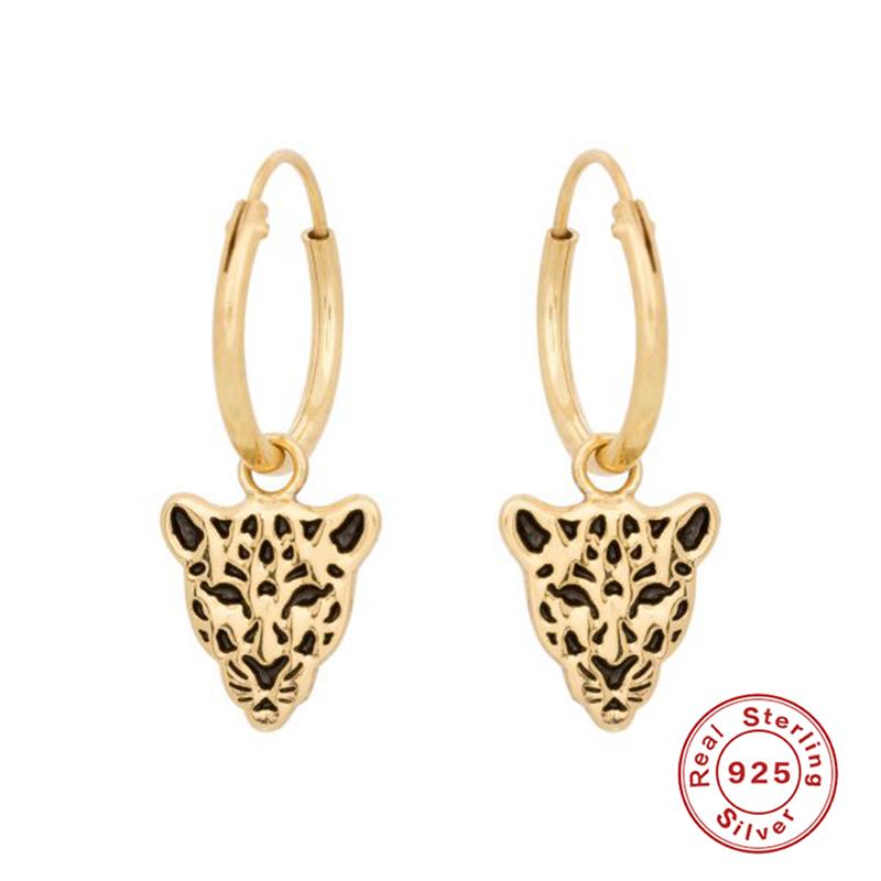 Animal Leopard 925 Sterling Silver Hoop Earrings For Women Pendientes Birthday Present brinco Couple Gift Exquisite Jewelry, Golden;silver
Animal Leopard 925 Sterling Silver Hoop Earrings For Women Pendientes Birthday Present brinco Couple Gift Exquisite Jewelry, Golden;silver