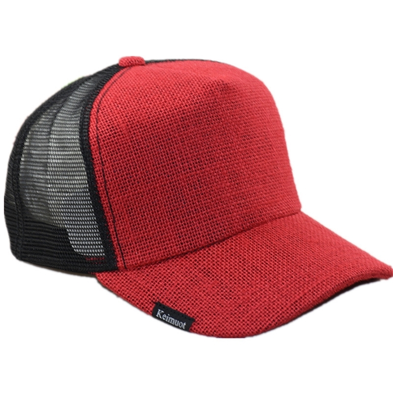 Big Head Man Plus Size Baseball Cap Men Summer Mesh Sun Hat Women Cool Linen Snapback Hats 58-64cm 201023