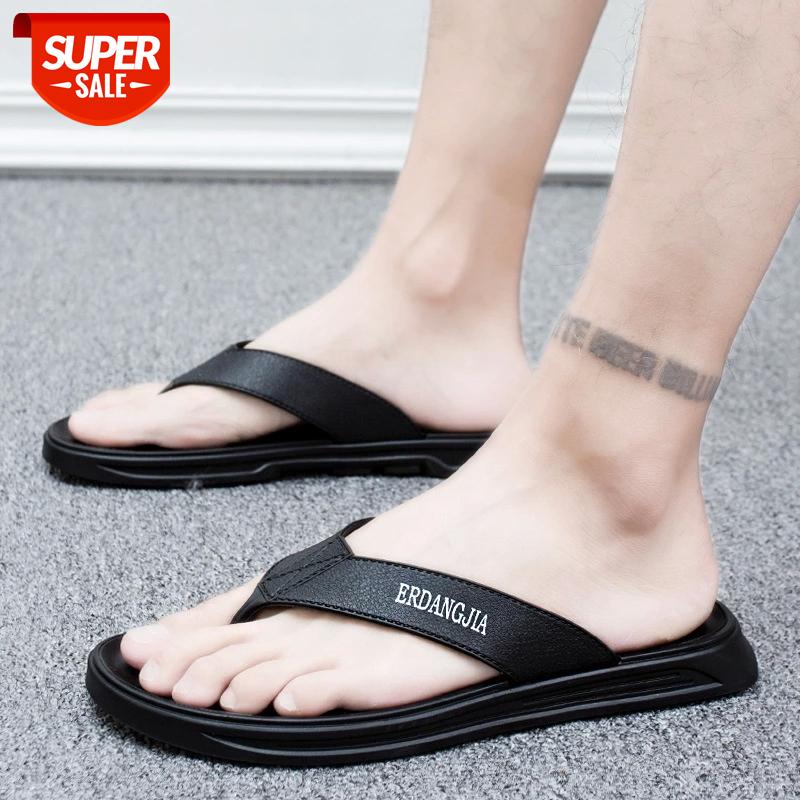 HKXN 2020 New Summer Rubber Flip Flops Men's Casual Personality Tide Male Non-slip Beach Slippers Black Soft Leather Slides T02 #nP6c, Beige
HKXN 2020 New Summer Rubber Flip Flops Men's Casual Personality Tide Male Non-slip Beach Slippers Black Soft Leather Slides T02 #nP6c, Beige