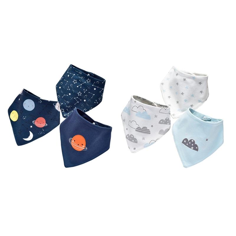 Insular 6Pcs Baby Bibs Bandana Cotton High Quality Babadores Para Infant Saliva Towel Space & Clouds, Multicolor
Insular 6Pcs Baby Bibs Bandana Cotton High Quality Babadores Para Infant Saliva Towel Space & Clouds, Multicolor