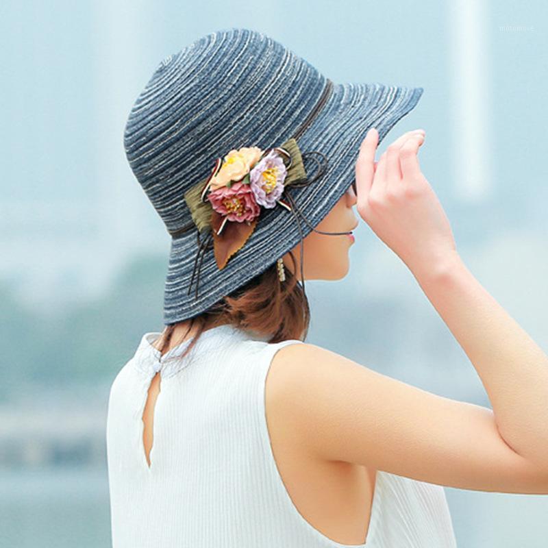 New Women's Striped Dome Sun Hat Wide Brim Foldable Travel Straw Beach hats for women1, D-7 gray
New Women's Striped Dome Sun Hat Wide Brim Foldable Travel Straw Beach hats for women1, D-7 gray